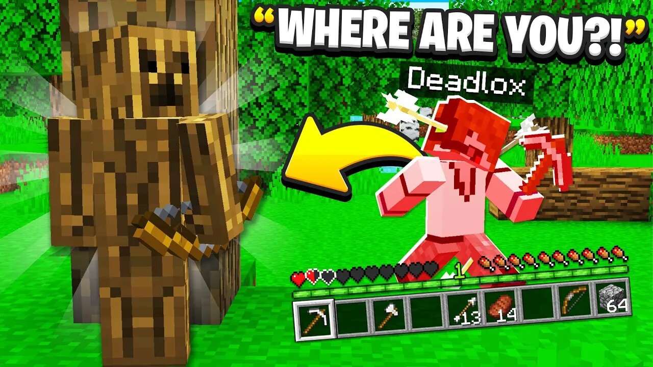 I Stream Sniped Him By CAMO Trolling - Minecraft
