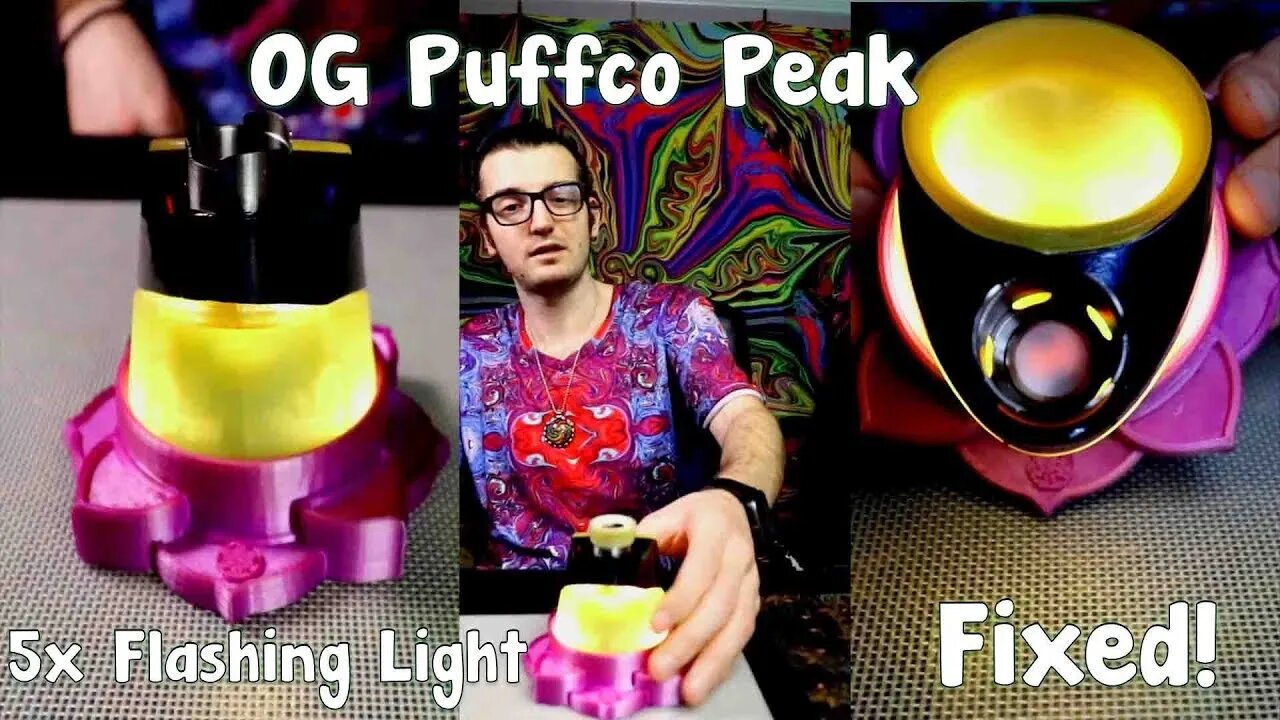 OG Puffco Peak 5x Flashing Light Short Circuit Fix Tutorial!