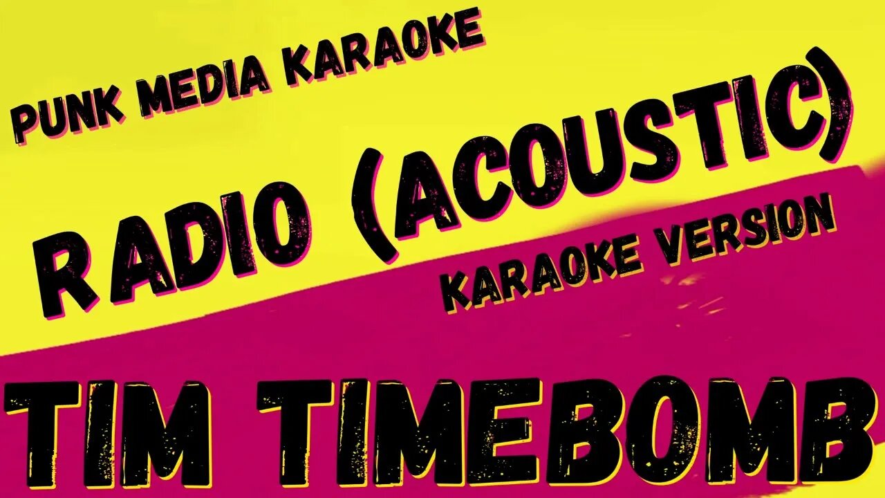 TIM TIMEBOMB ✴ RADIO ✴ KARAOKE INSTRUMENTAL ✴ PMK