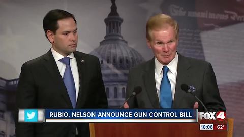 Rubio, Nelson announce gun control bill