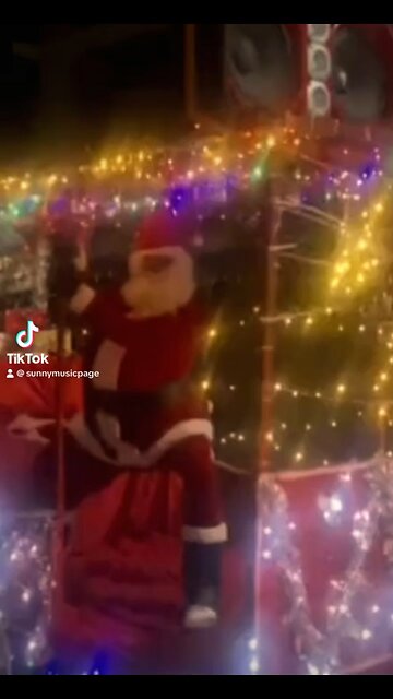 Santa Claus dancing