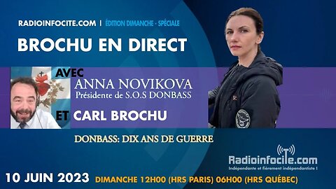 Brochu en direct du Dimanche avec Anna Novikova