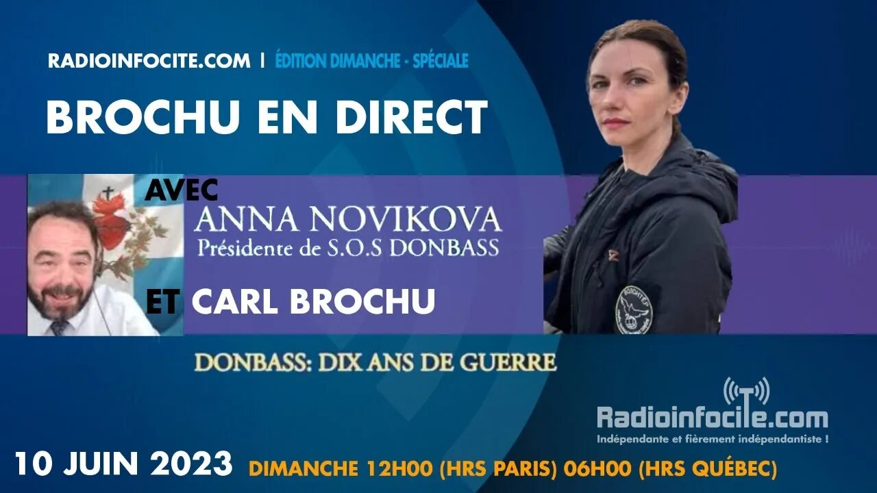 Brochu en direct du Dimanche avec Anna Novikova