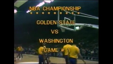 1975-05-18 NBA Championship Series Game 1 Golden State Warriors vs Washington Bullets
