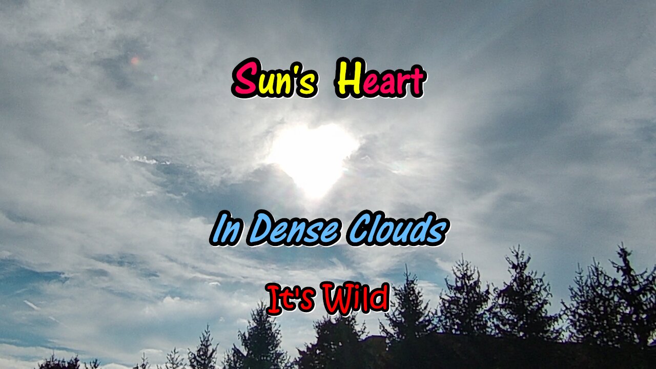 Sun’s Heart In Dense Clouds