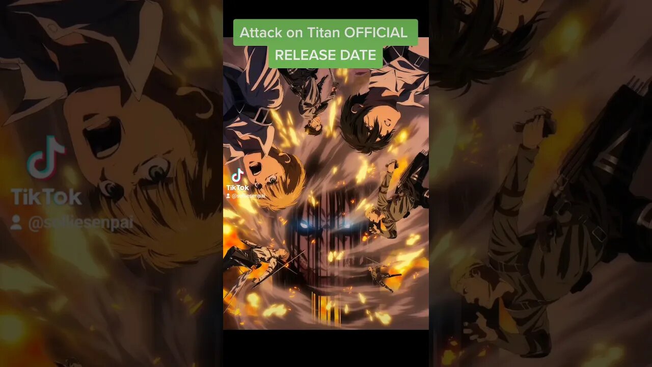 Attack on Titan OFFICIAL Release Date