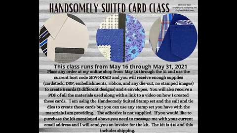 Handsomely Suited Card Class