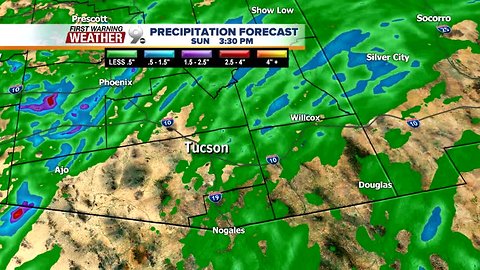 Moisture from Sergio moves out and a low pressure system moves in to bring more rain