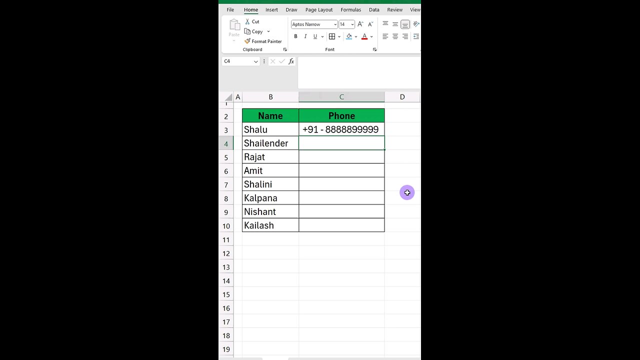 Master Data Validation & Format Cells in Excel | Viral Excel Tips #excel #exceltips #shorts