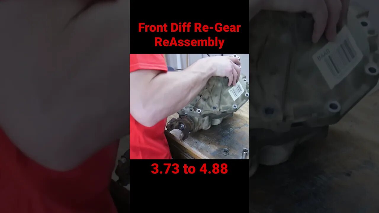 3.73 to 4.88 gears on a GM 10.25 front differential!