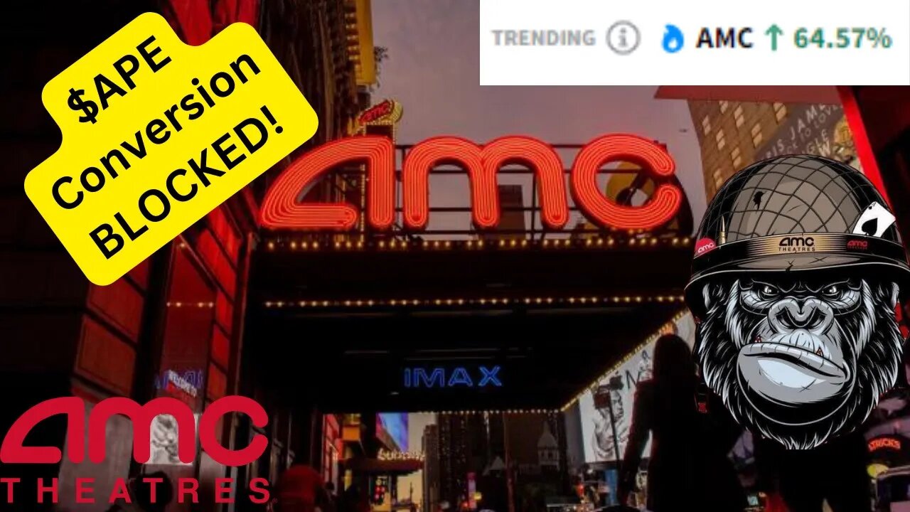 APE conversion blocked, MAJOR $AMC Win!