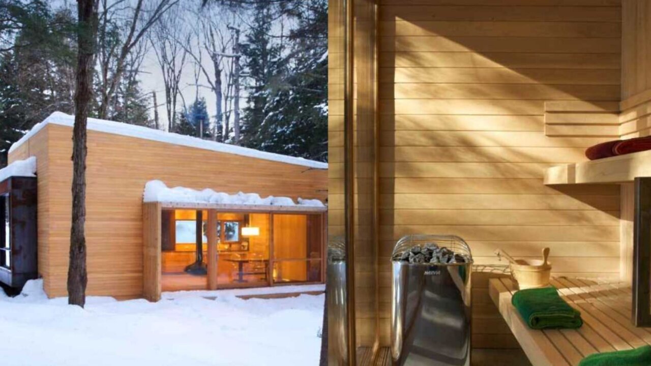 Ce chalet avec spa et sauna caché dans les Laurentides est l'endroit rêvé pour décrocher