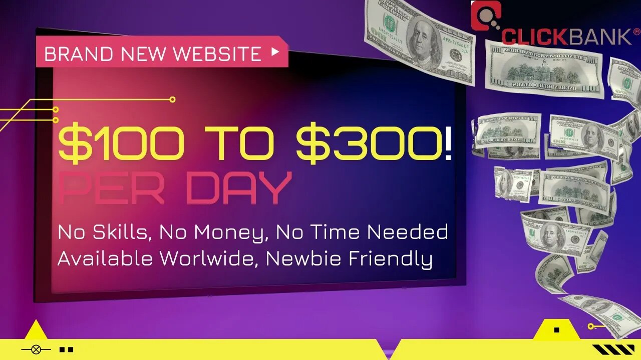 NEW WEBSITE! How To Make Money $100 - $300 Per Day, Affiliate Marketing, Free Traffic