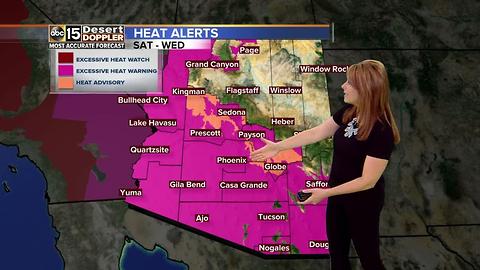 Temperatures to rise over Father's Day weekend