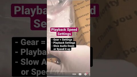 Playback Speed Setting #didyouknow #silver