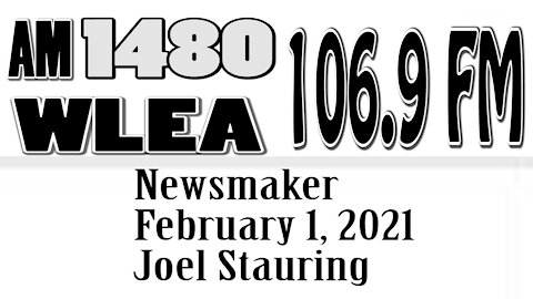 Wlea Newsmaker, February 1, 2021, Joel Stauring