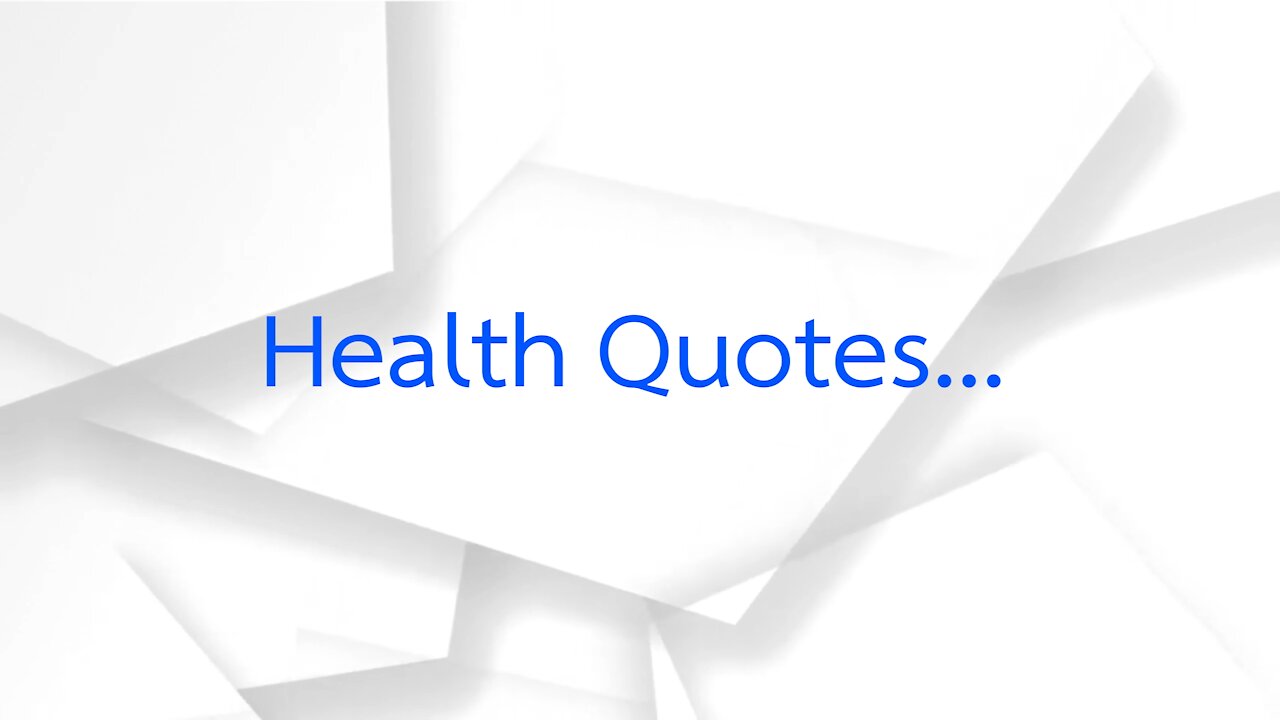 Health Quotes