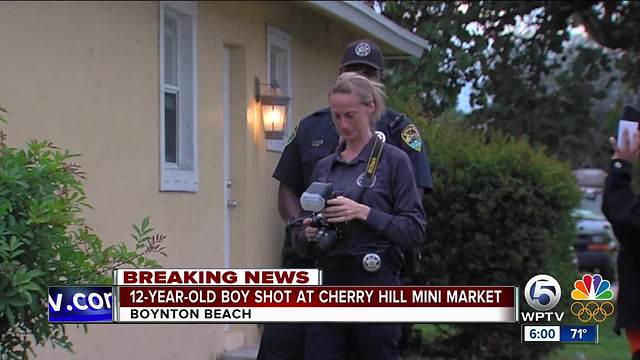 12-year old boy shot in Boynton Beach