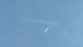 fast cylindrical object flyover