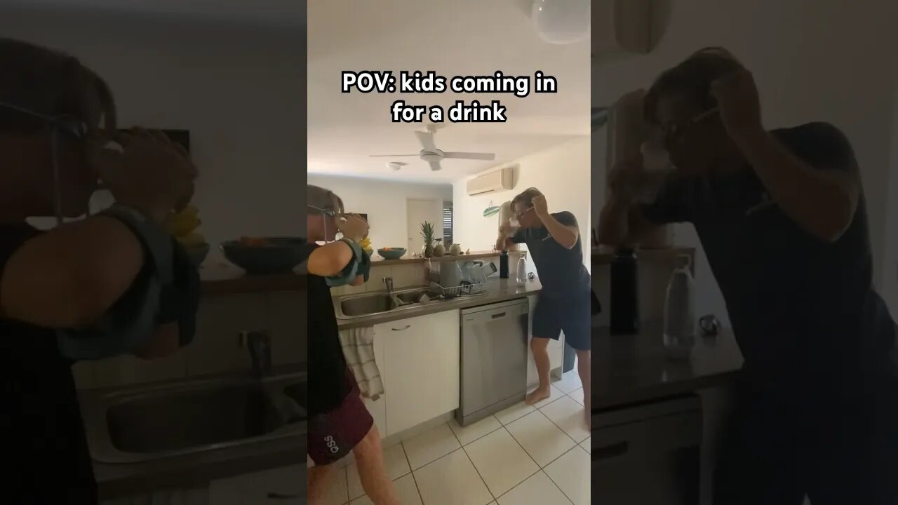 It do be like that #kidsbelike #pov #drinkingwater #relatable #kids #siblings #boysbelike