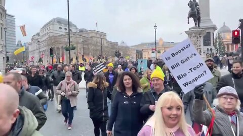 Central London Protest Against Restrictions