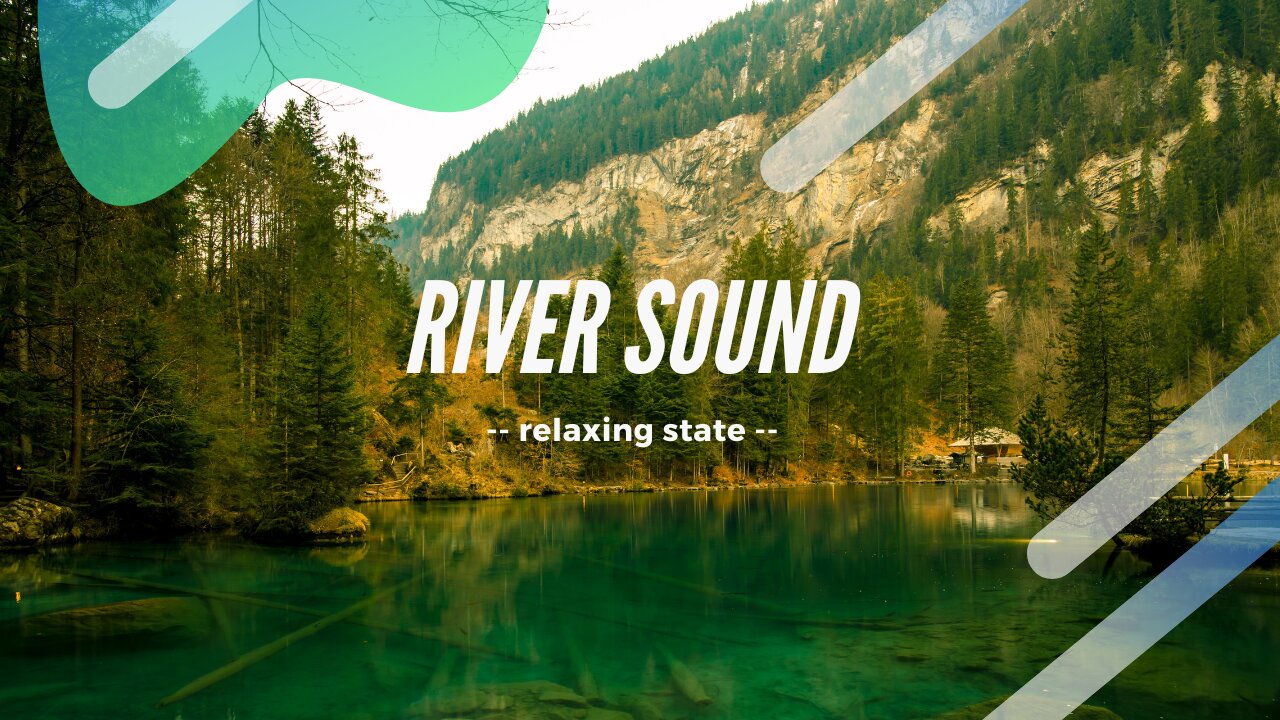 Beauty Landscape With Relaxing River Sound