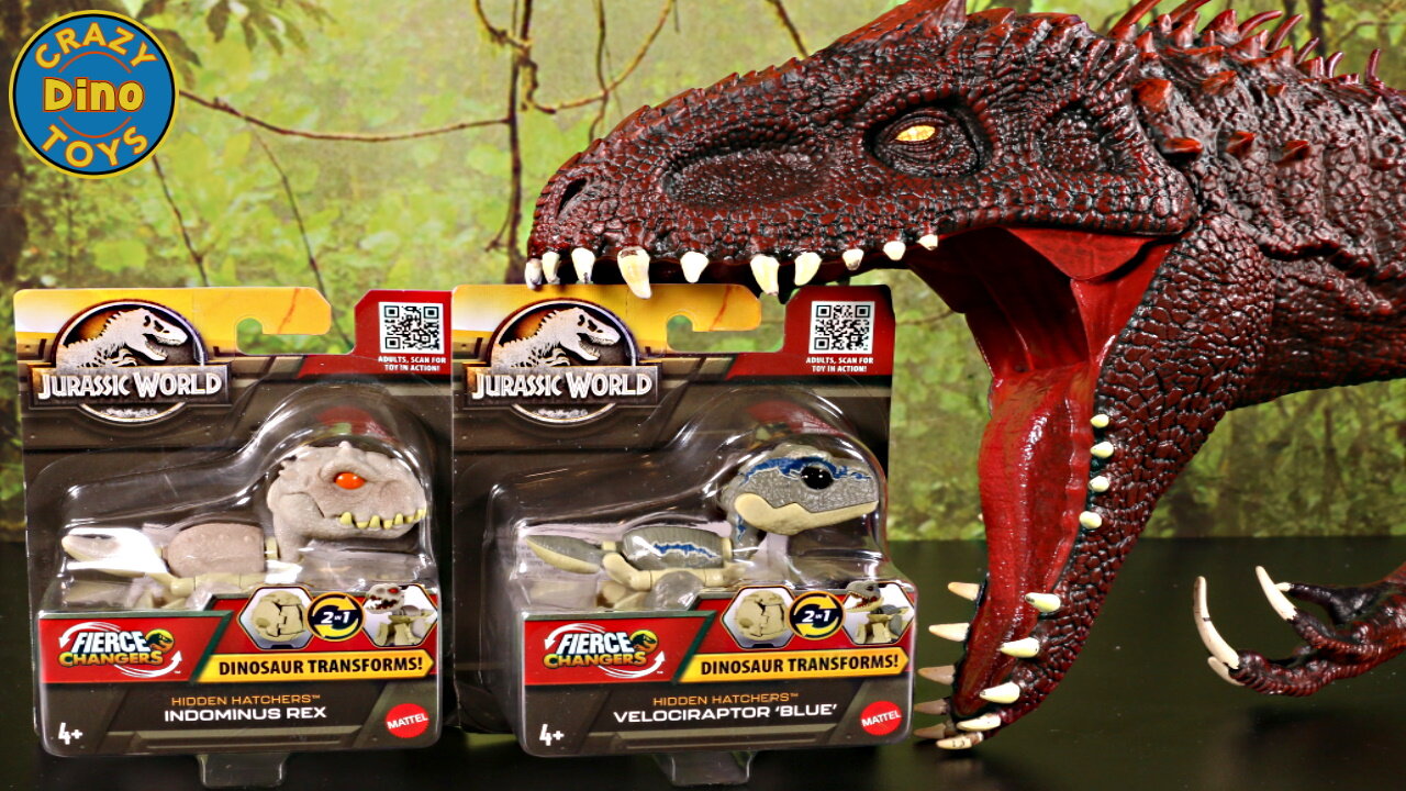 Jurassic World Transforming Dinosaurs Fierce Changers Indominus Rex Unboxed #shorts #JW3 #JW4