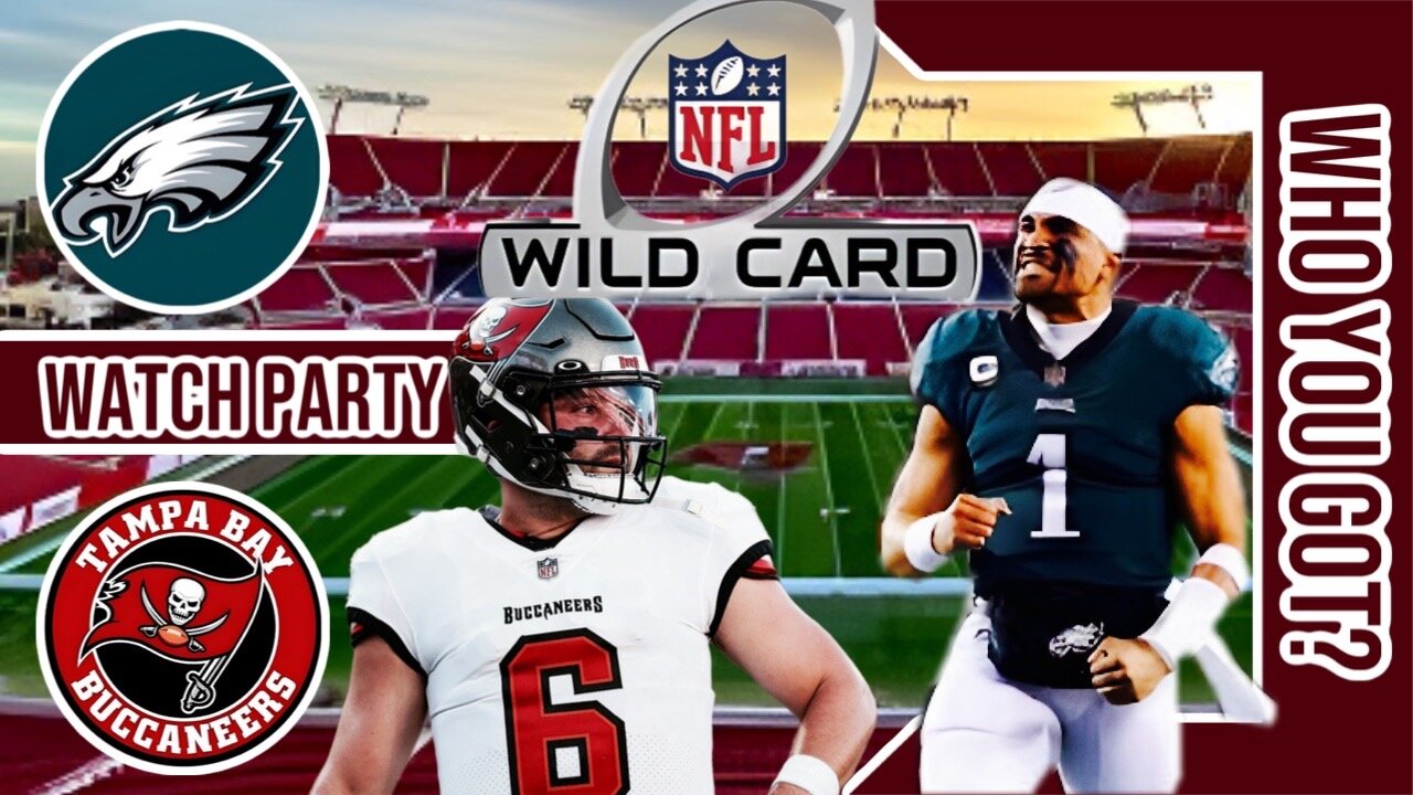 Philadelphia Eagles vs Tampa Bay Buccaneers | Live Watch Party Stream | NFL 2023 NFC Wildcard