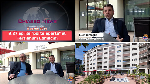 Chiasso News 8 aprile 2024 - "Porte aperte" al Tertianum Comacini