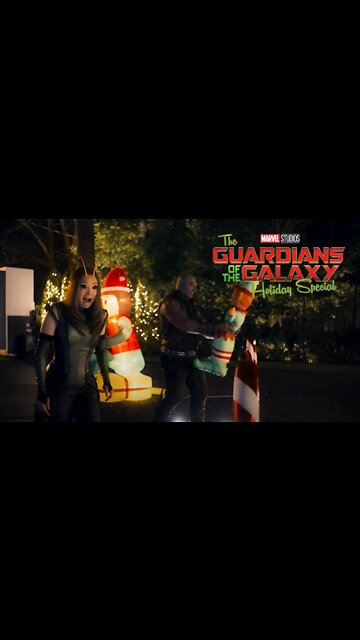 Drax & Mantis Steals Christmas decoration Scene | THE GUARDIANS OF THE GALAXY HOLIDAY (2022) CLIP