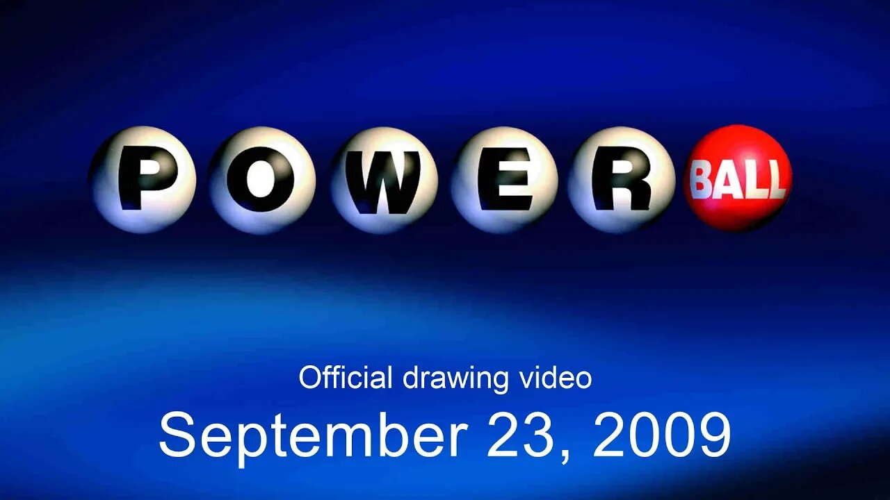 Powerball drawing for September 23, 2009