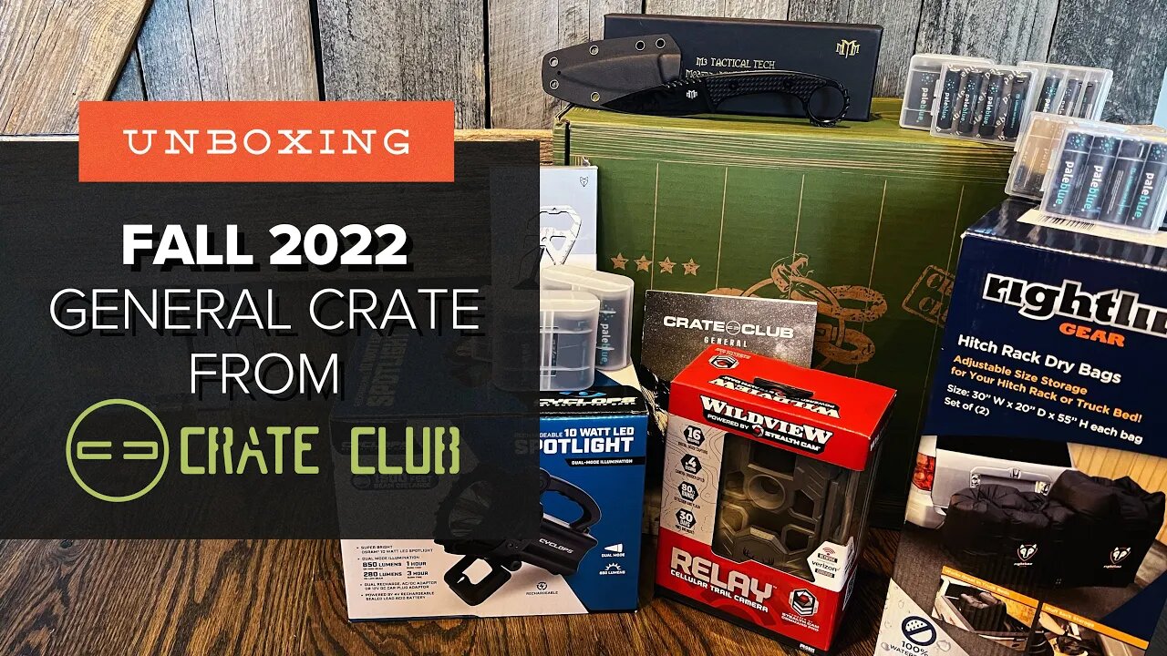 Hundreds and Hundreds of $$$ Worth of Gear! | Unboxing the Fall 2022 Crate Club General Crate