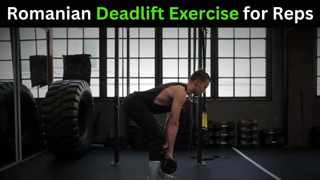 Romanian Deadlift Exercise for Reps