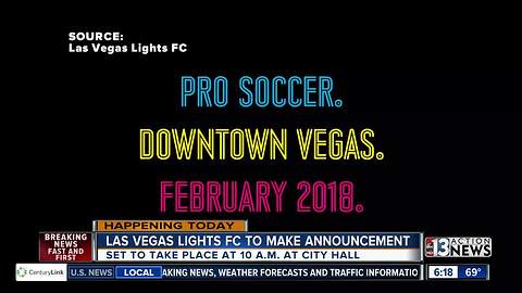 Las Vegas Lights FC to make announcement