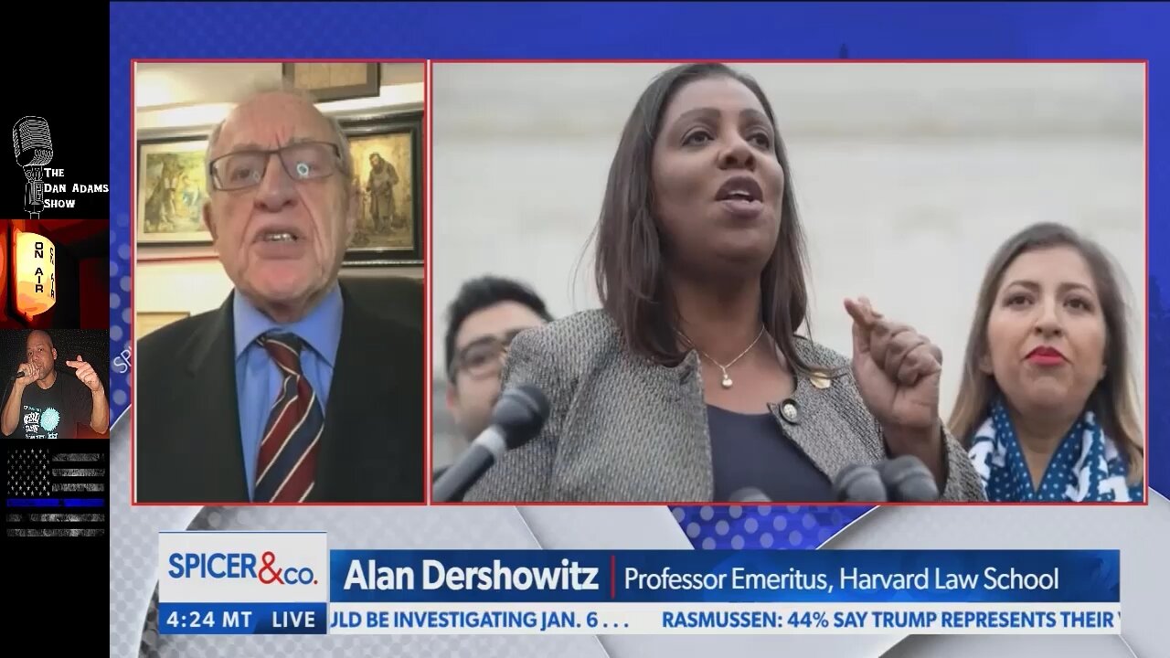 Alan Dershowitz: Letitia James 'Undignified,' 'Disgrace' to Law