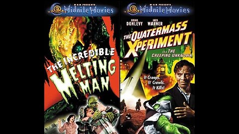 THE INCREDIBLE MELTING MAN 1977 & THE QUATERMASS EXPERIMENT 1955 Sci-Fi Shockers DOUBLE FEATURE