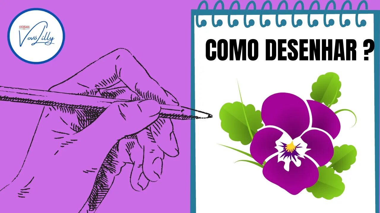 COMO DESENHAR UMA FLOR DE AMOR PEREITO. PASSO A PASSO. MUITO FÁCIL