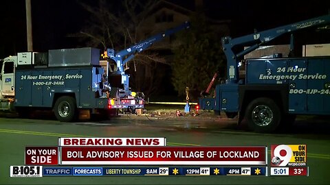 Water main break puts village under boil advisory, closes Lockland schools Thursday, Friday