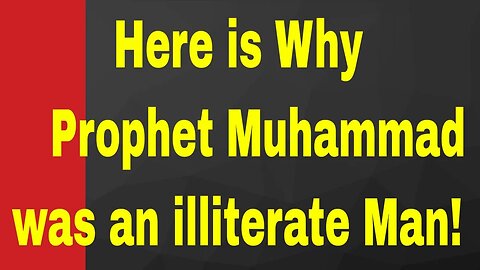 Here is why Muhammad was an illiterate man - Session 270 - Quran - The Cow - Verse 252