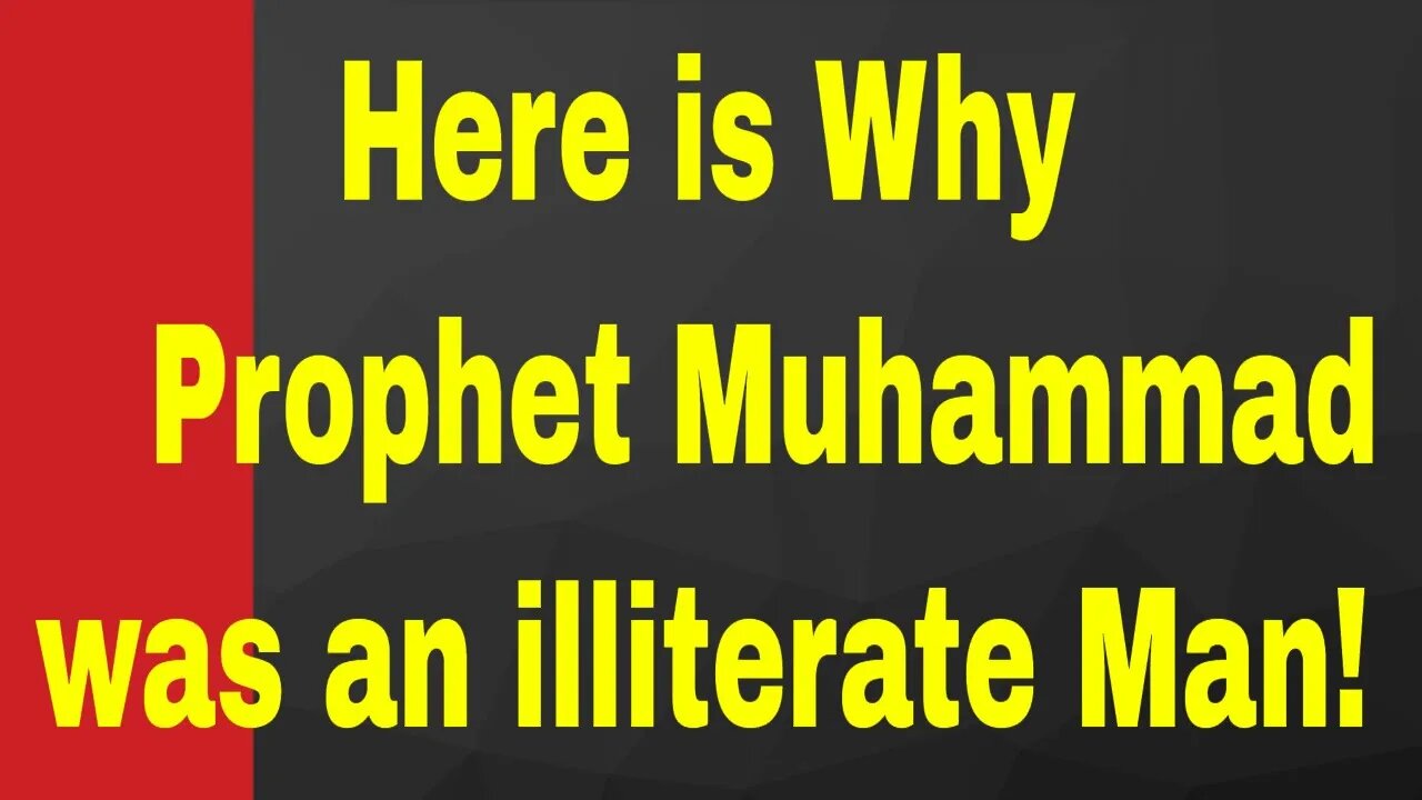 Here is why Muhammad was an illiterate man - Session 270 - Quran - The Cow - Verse 252