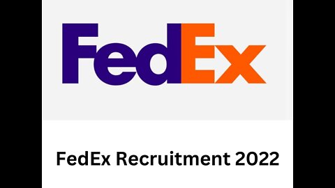 FedEx Recruitment 2022|Private Jobs 2022|59 Jobs|Online Application