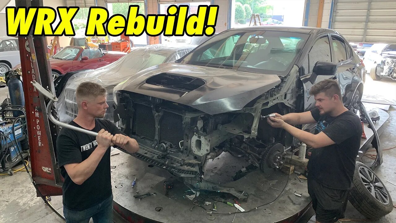 Helping Vtuned Rebuild his wrecked Subaru Wrx