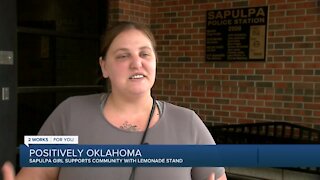 Selling lemonade to help K9 officers in Sapulpa