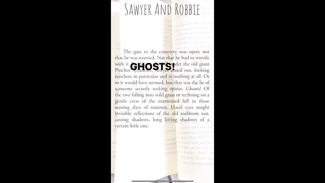 Long loving shadows in Sawyer And Robbie