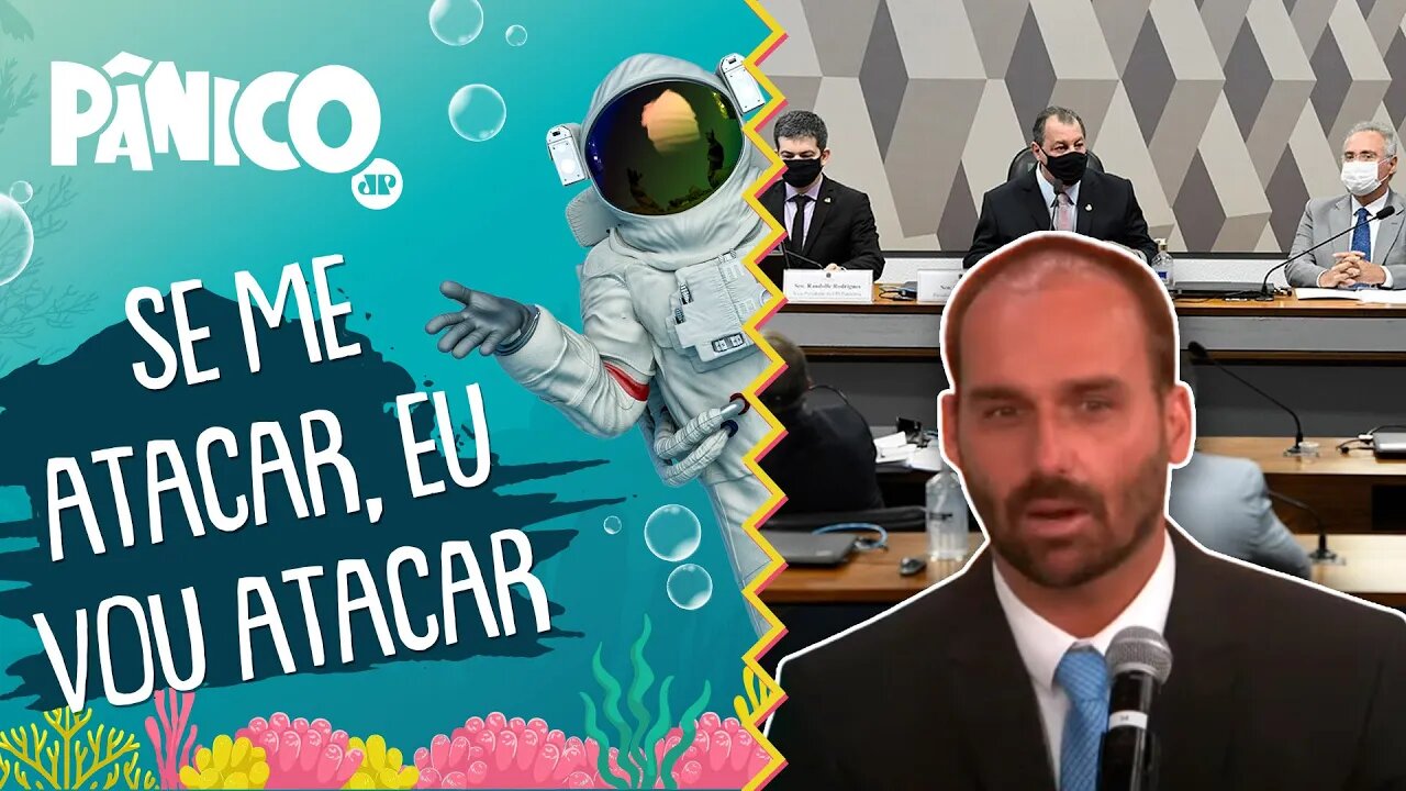 Eduardo Bolsonaro: 'CPI DA COVID É FEITA PRA ACUSAR O PRESIDENTE DO QUE NÃO LHE FOI PERMITIDO FAZER'