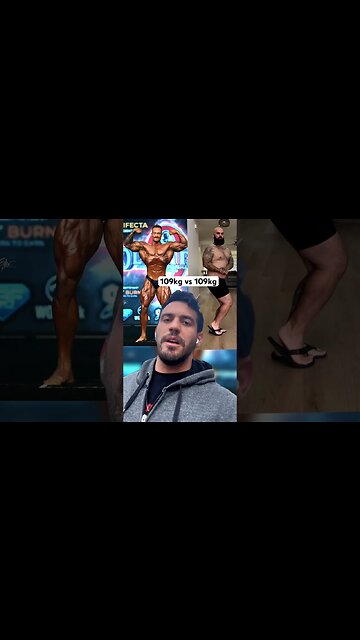 Cbum vs. Coach Rubens com 109 kg