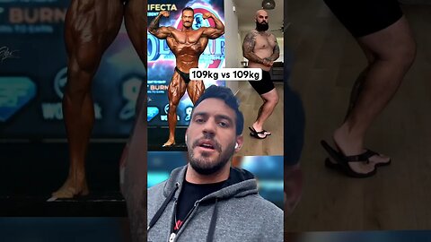 Cbum vs. Coach Rubens com 109 kg