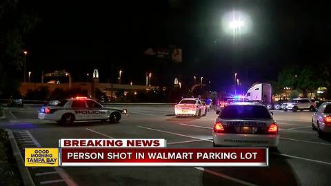 Police: Person shot in parking lot of Tampa Walmart