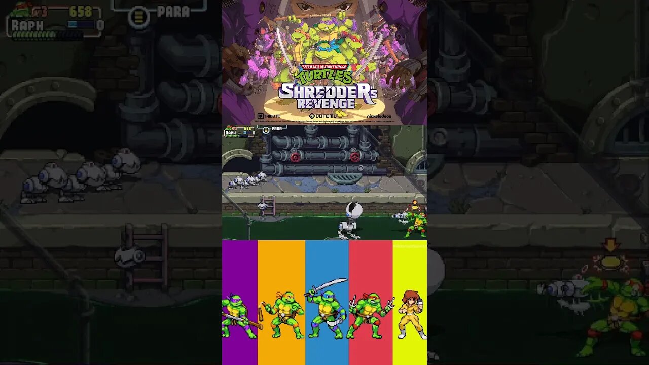 TARTARUGAS NINJAS SHORTS #29 - FASE 5
