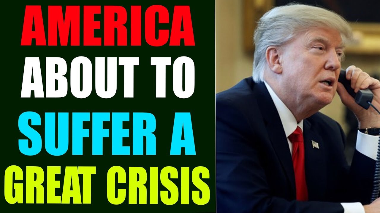 DAN CRAVINO DROPS A BIG BOMB! AMERICA IS ABOUT TO SUFFER A GREAT CRISIS - TRUMP NEWS